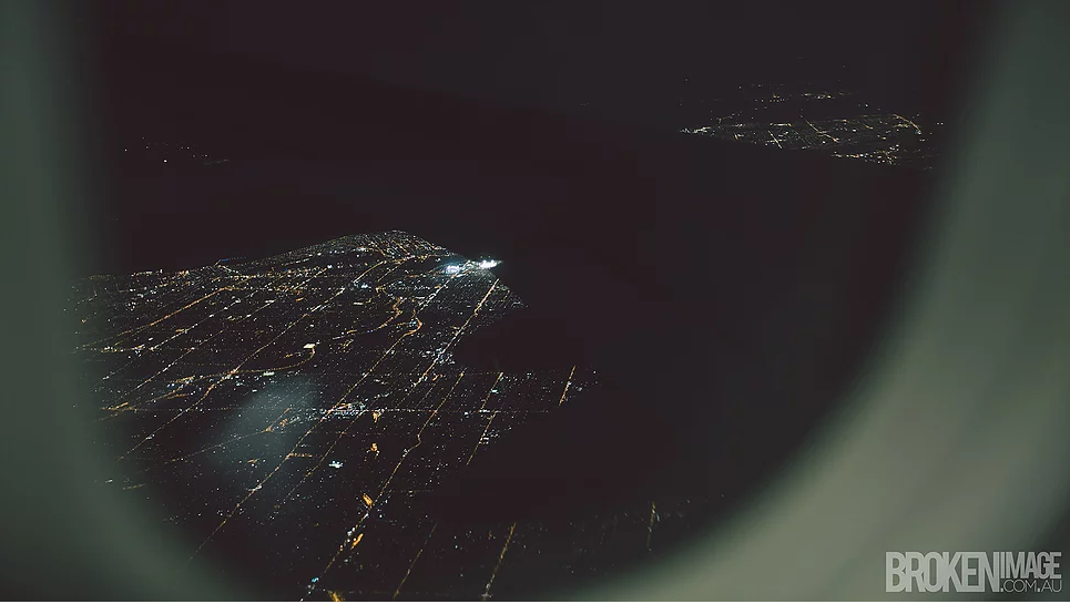 Flying Over Melbourne